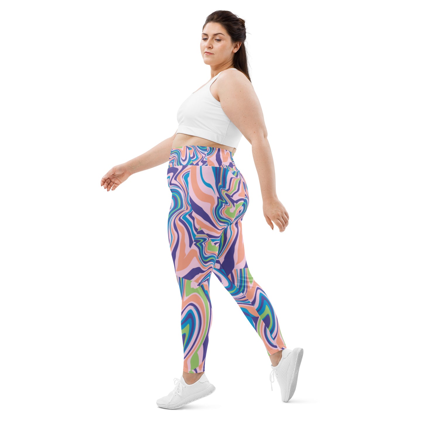 All-Over Print Plus Size Leggings