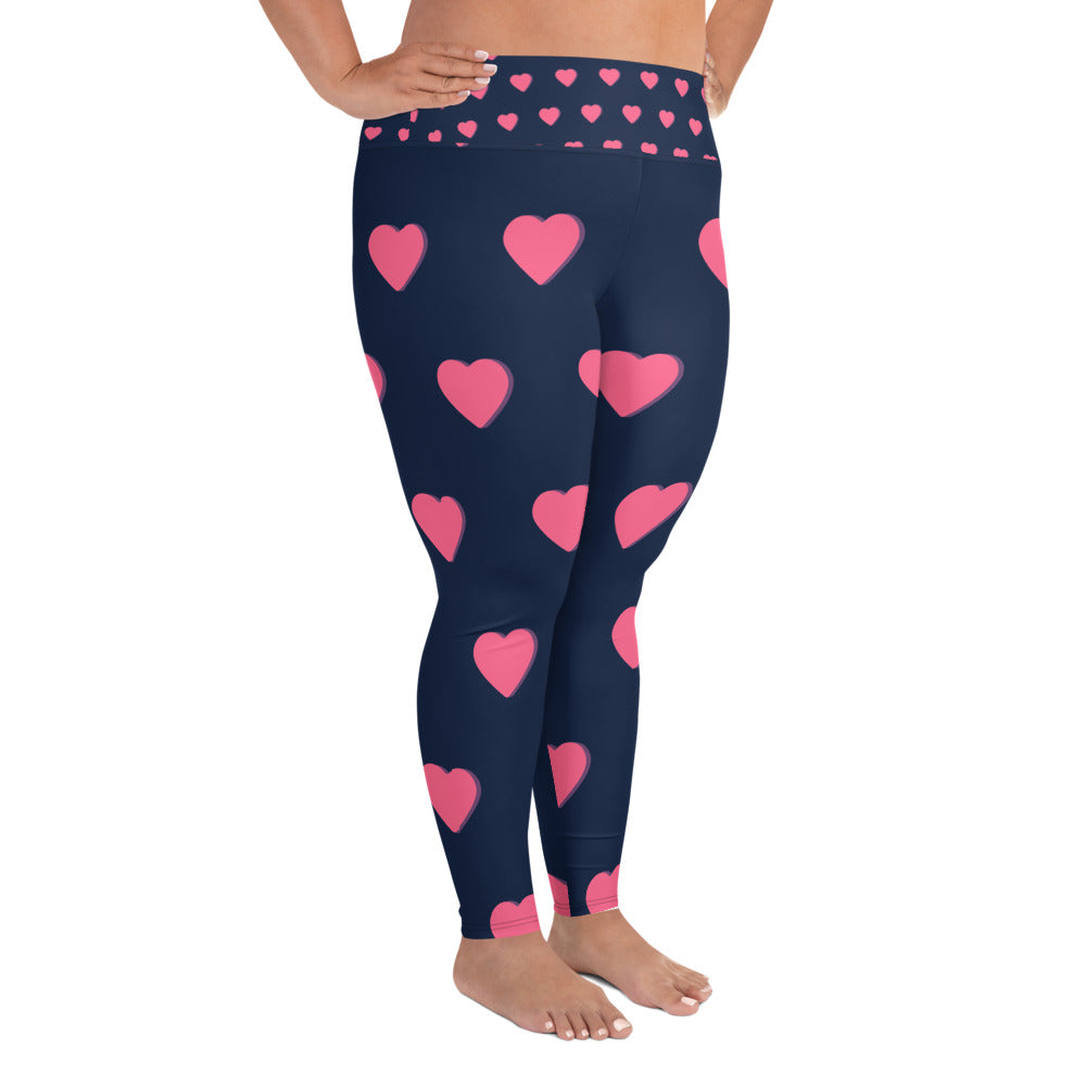 All-Over Print Plus Size Leggings