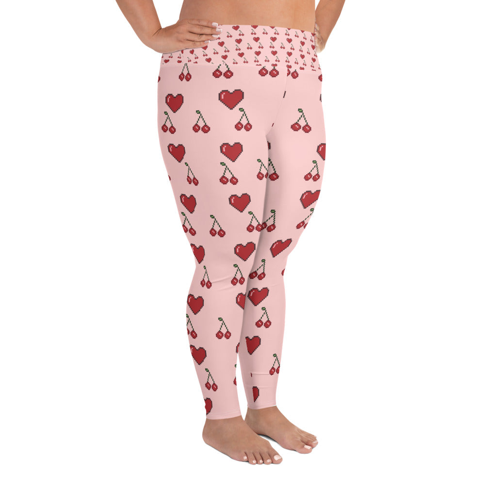 All-Over Print Plus Size Leggings