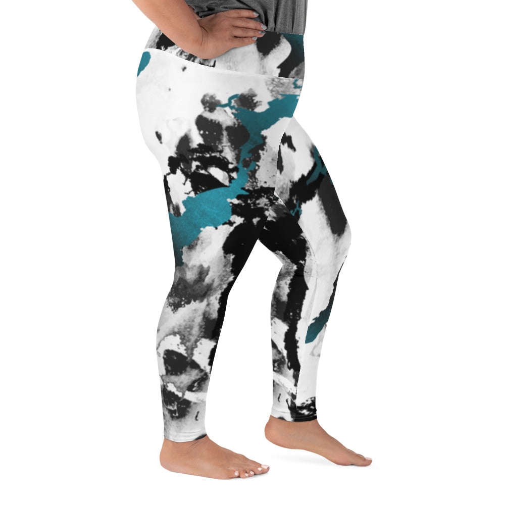 All-Over Print Plus Size Leggings