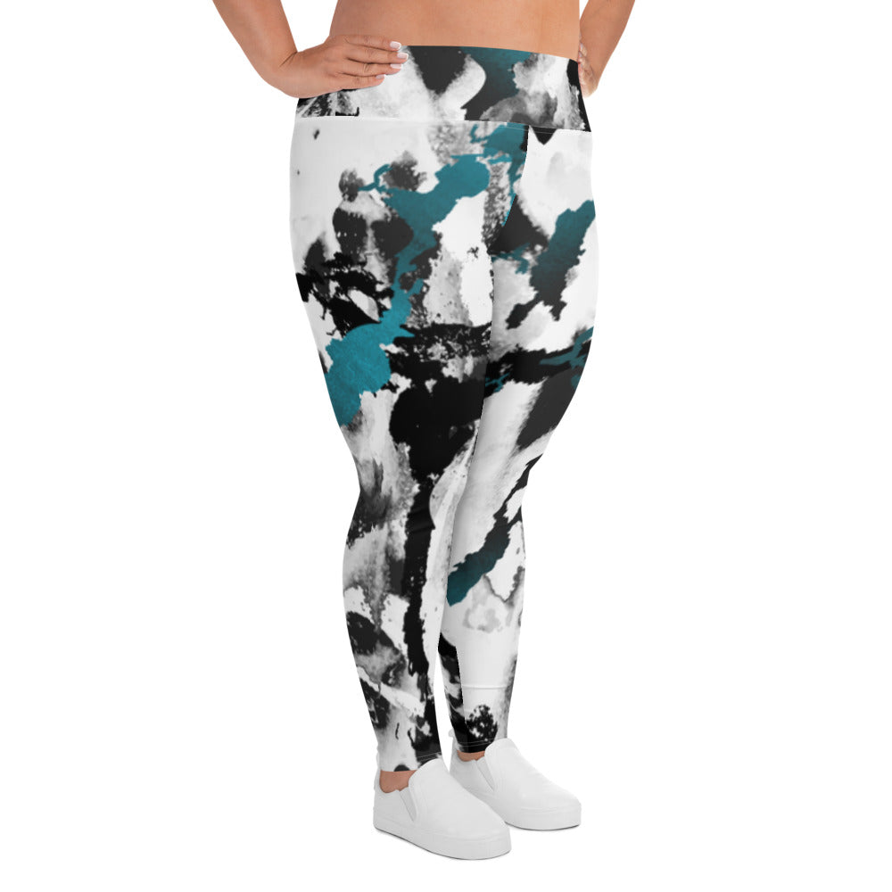 All-Over Print Plus Size Leggings