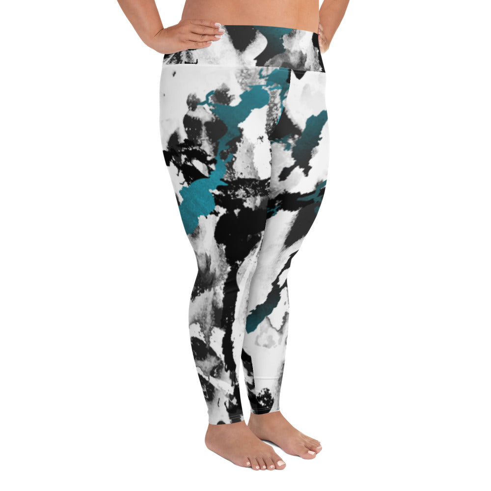 All-Over Print Plus Size Leggings