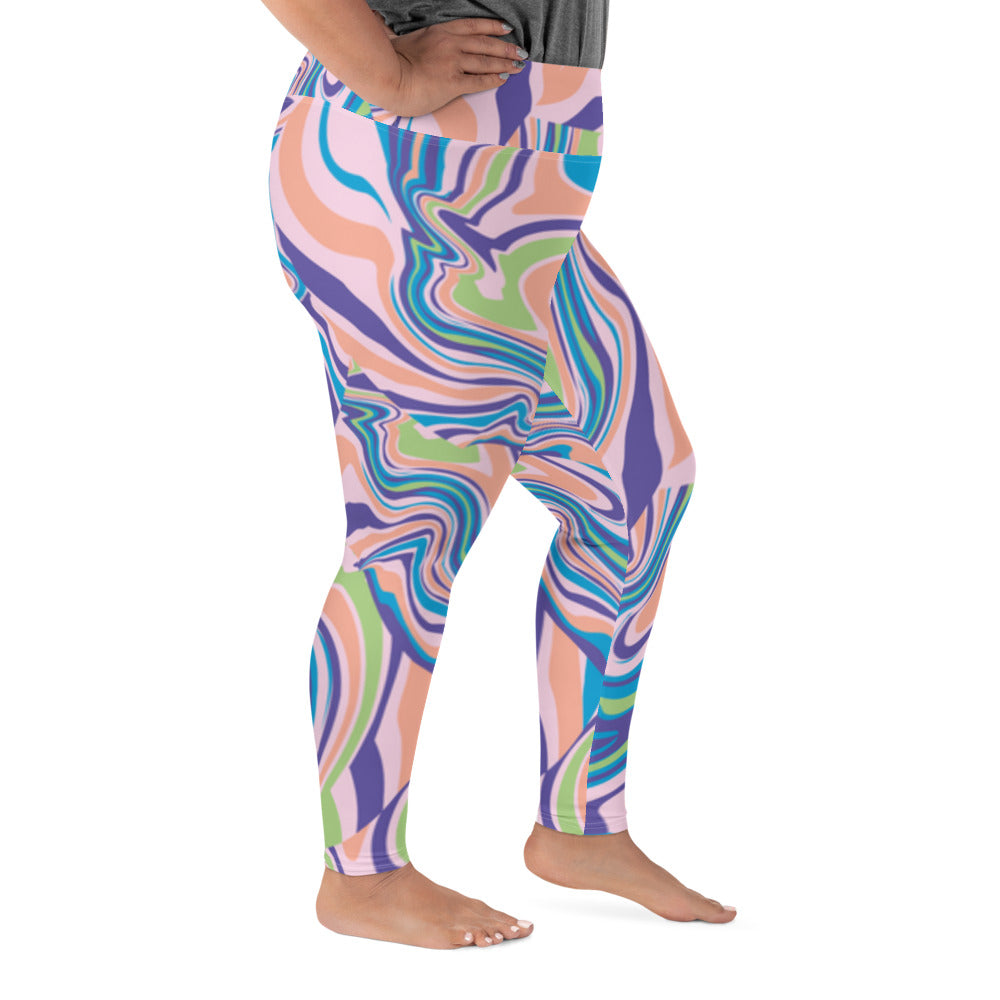 All-Over Print Plus Size Leggings