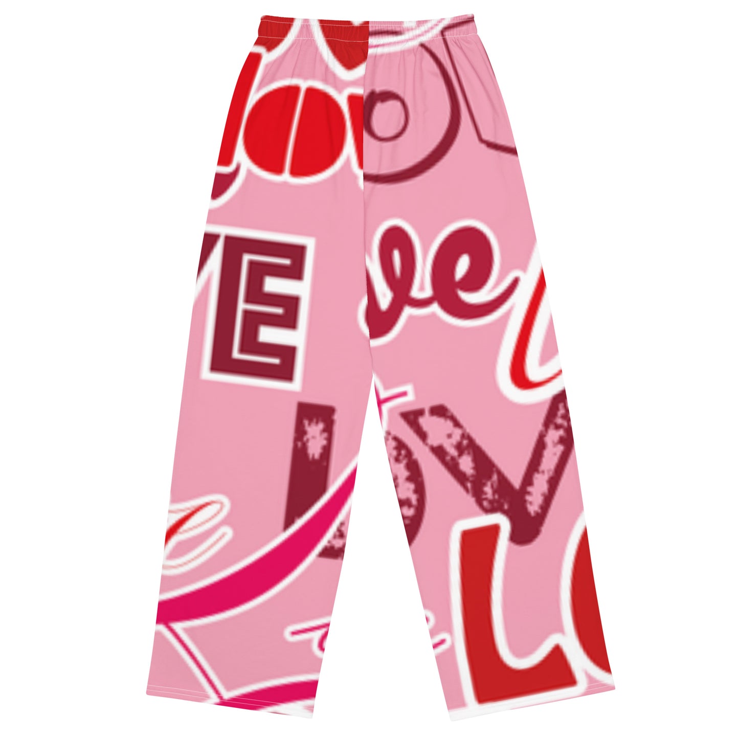 All-over print unisex wide-leg pants