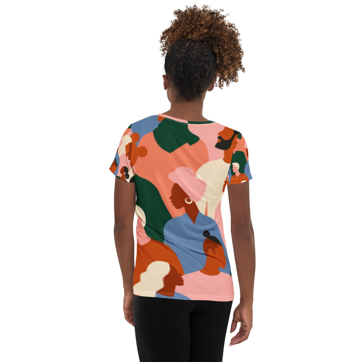 All-Over Print Women's Athletic T-shirt