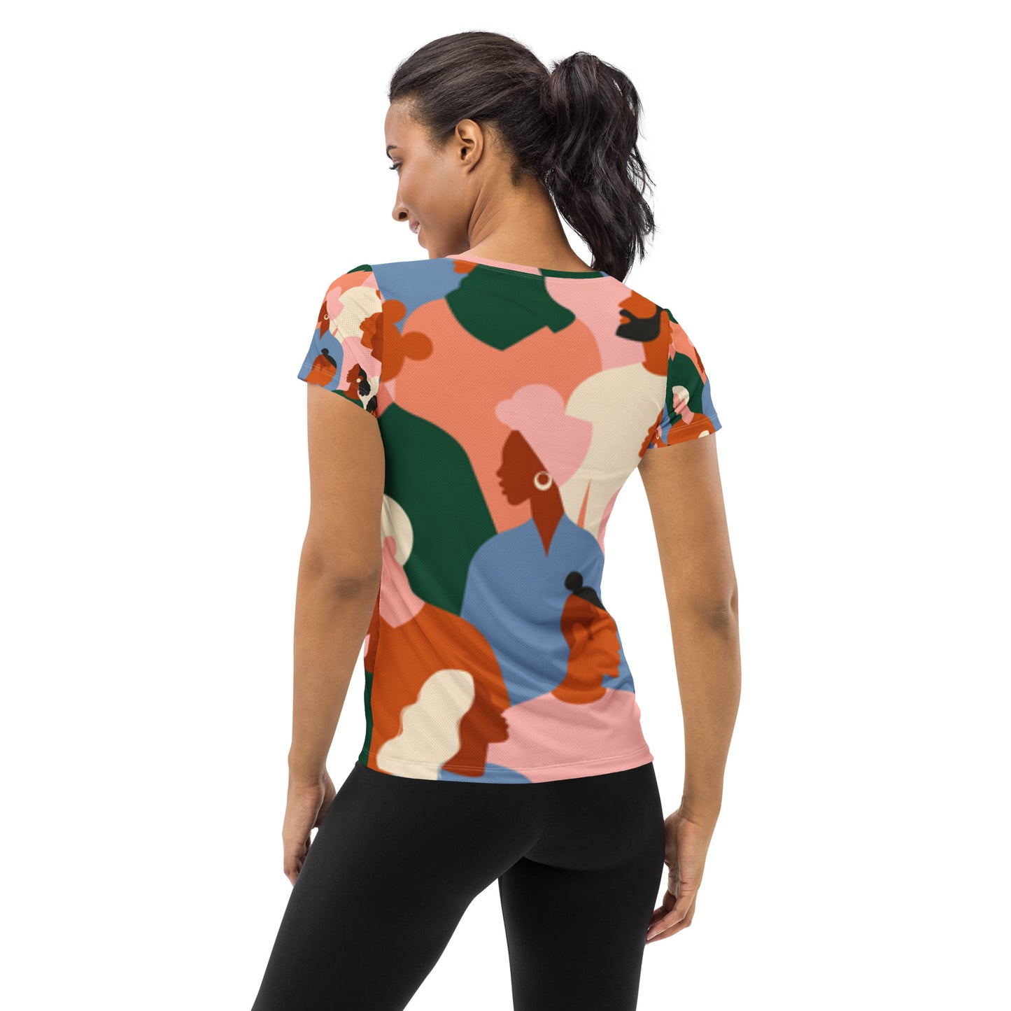 All-Over Print Women's Athletic T-shirt