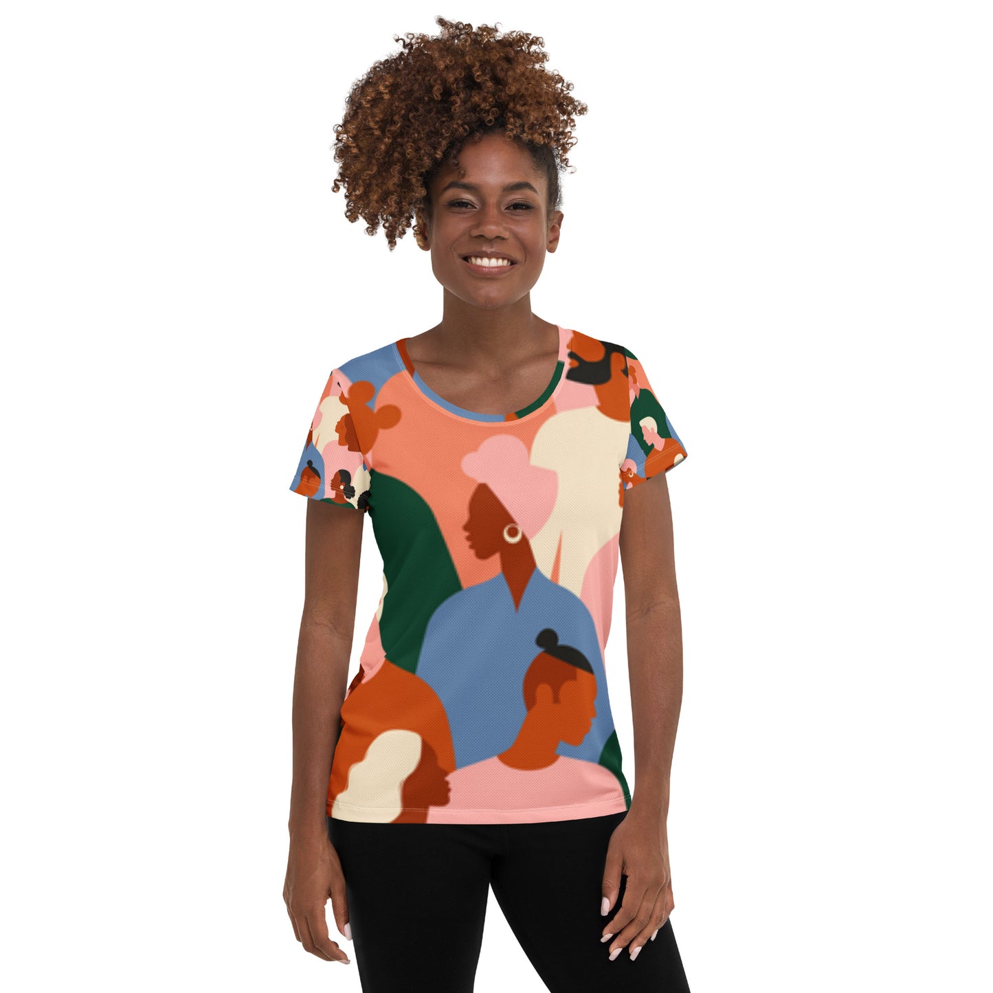 All-Over Print Women's Athletic T-shirt