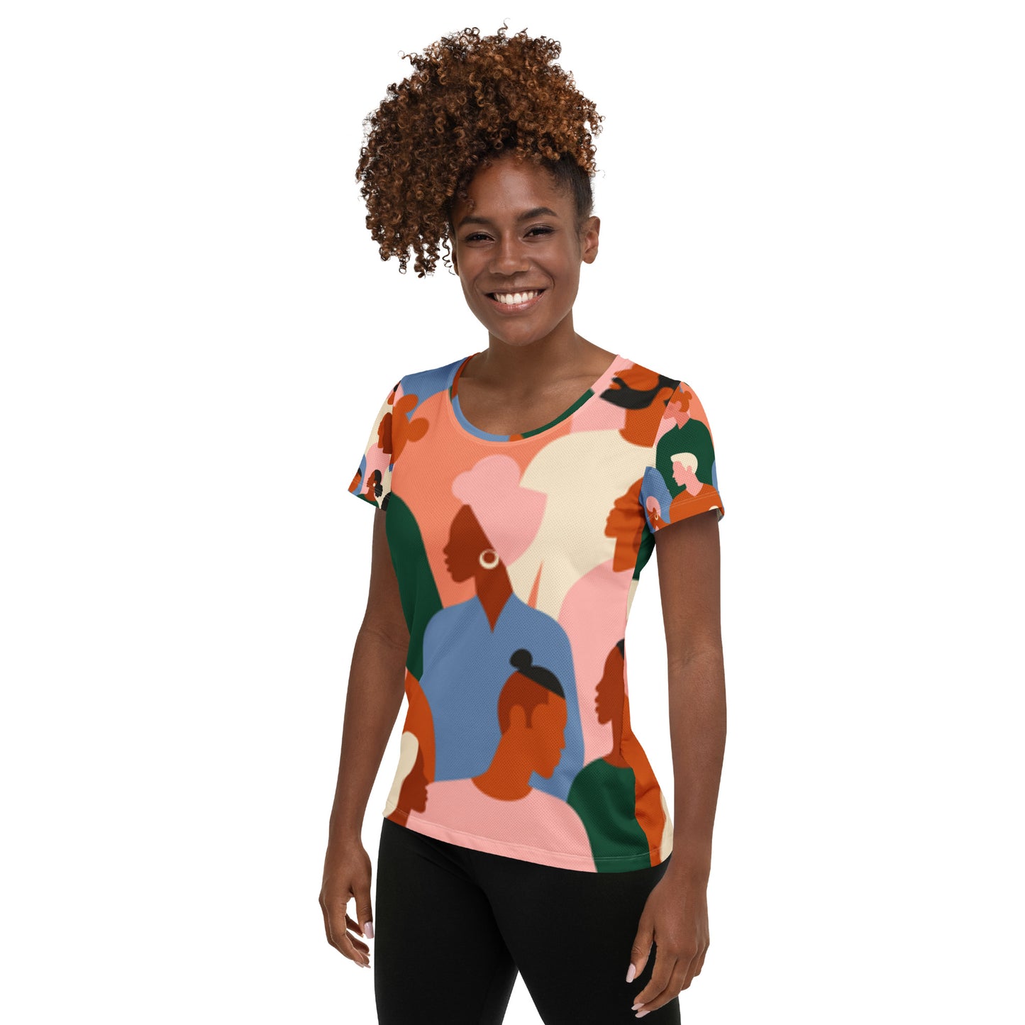 All-Over Print Women's Athletic T-shirt