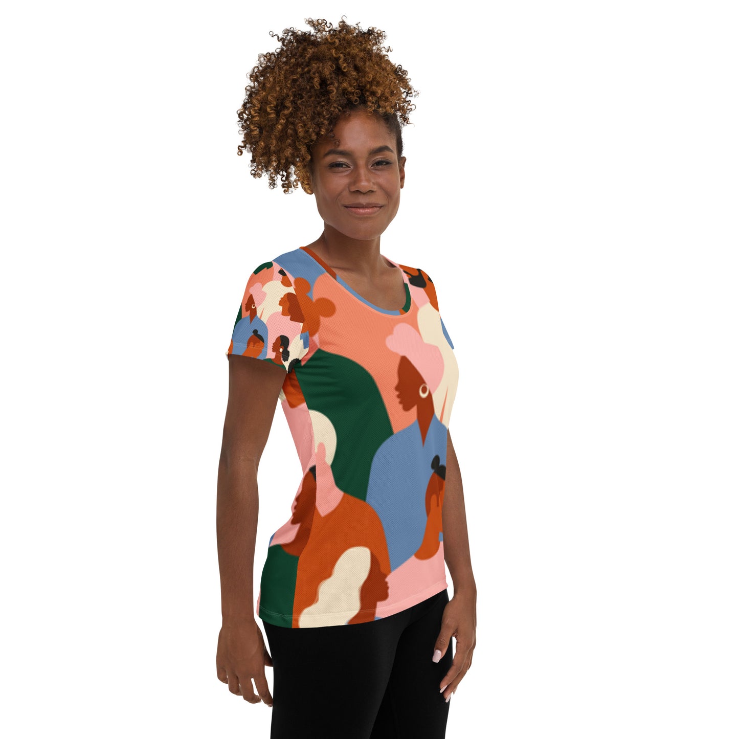 All-Over Print Women's Athletic T-shirt