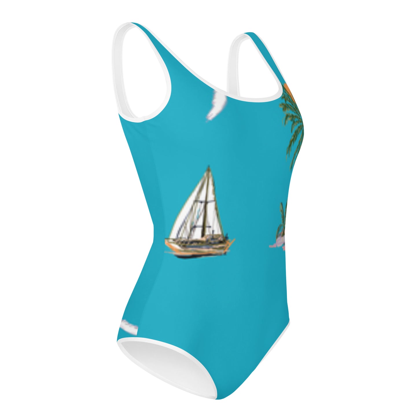 All-Over Print Youth Swimsuit