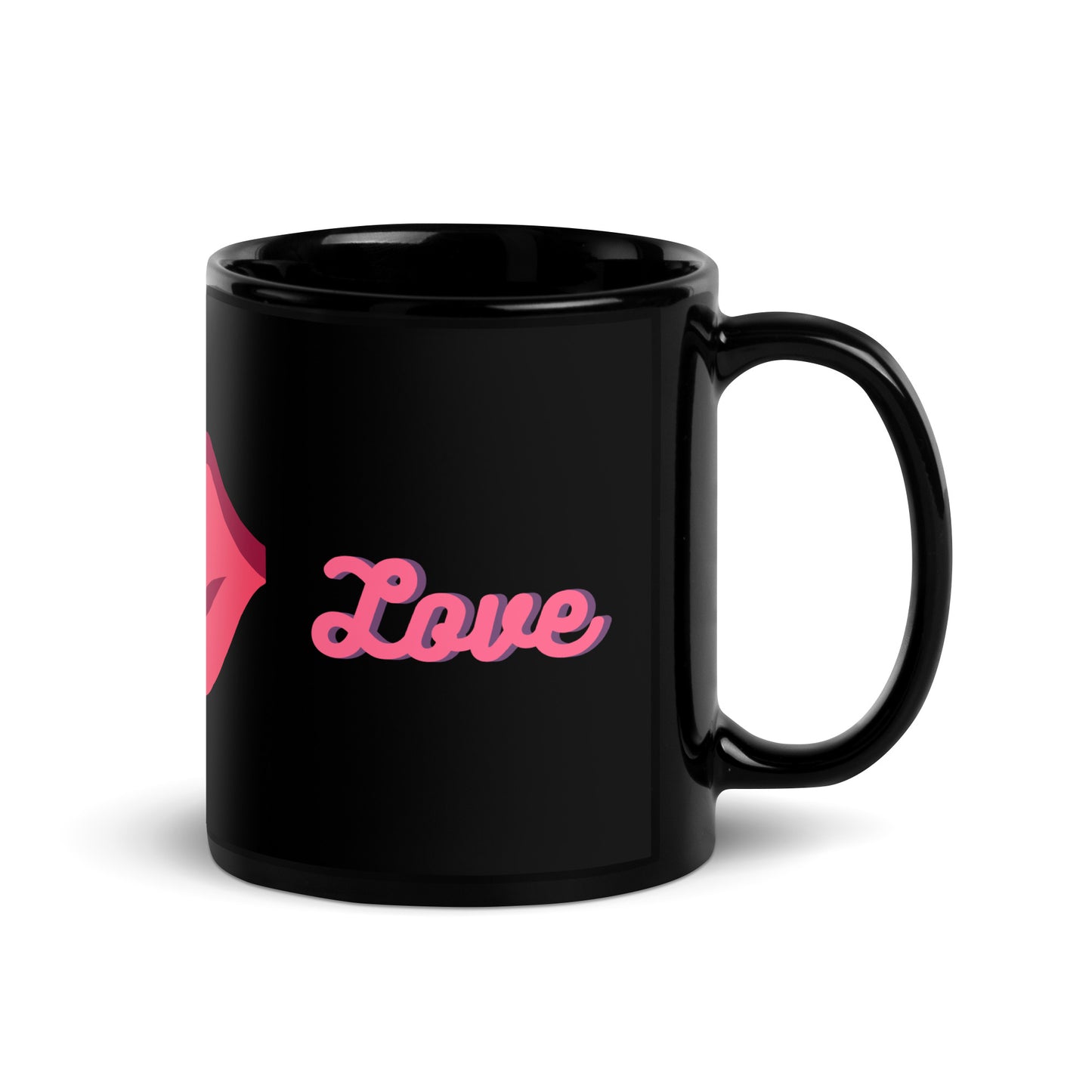 Black Glossy Mug