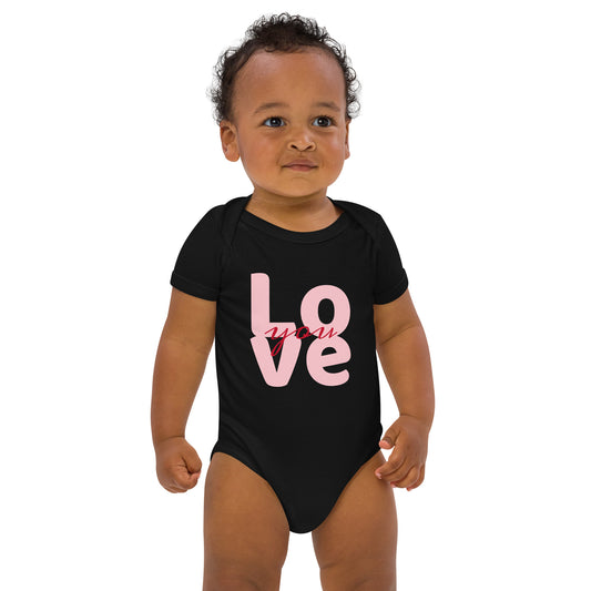 Organic cotton baby bodysuit