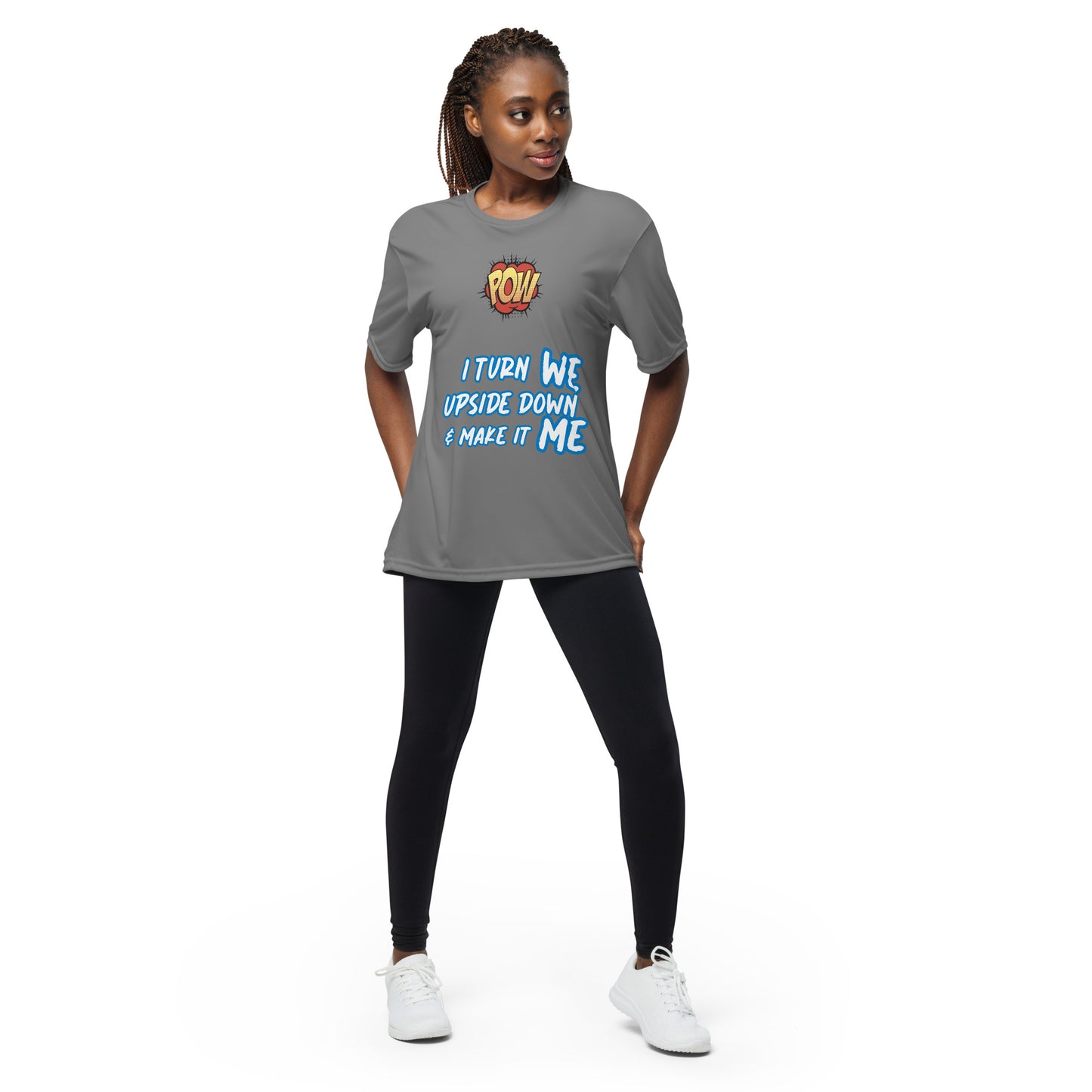 Unisex performance crew neck t-shirt