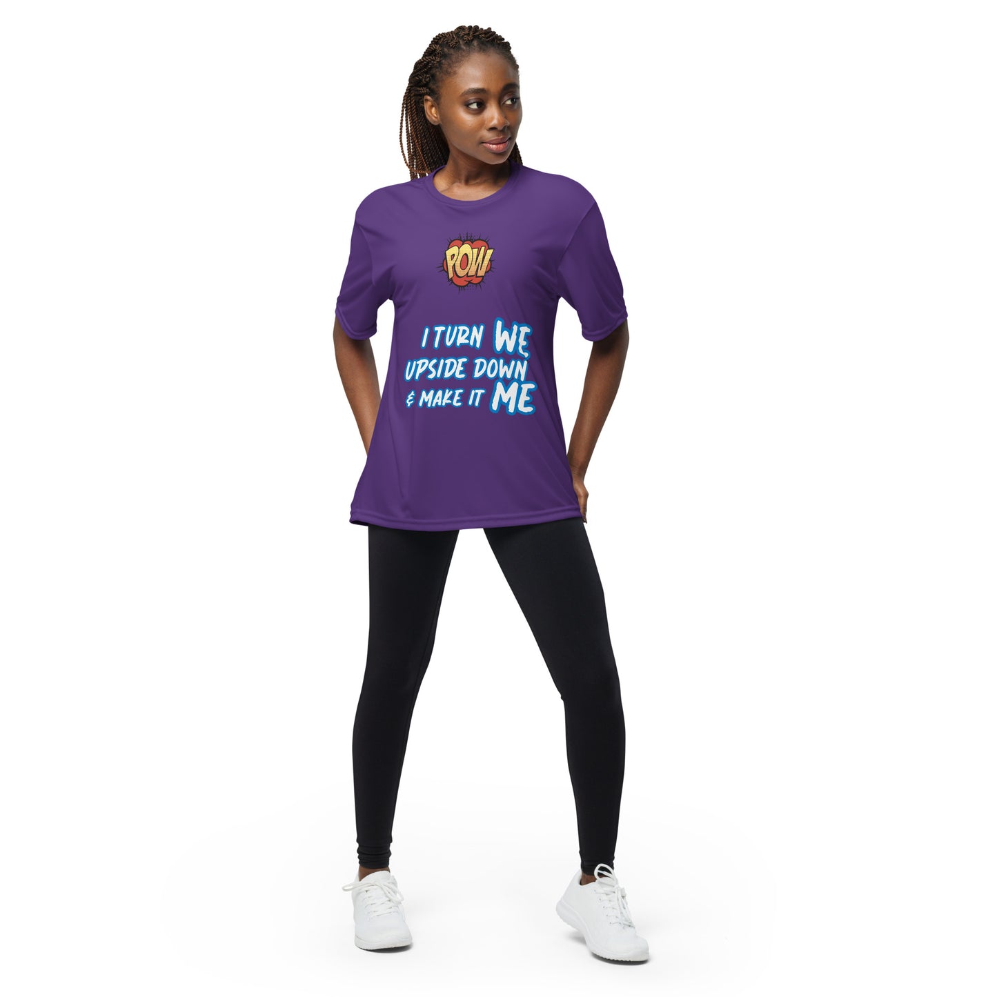 Unisex performance crew neck t-shirt