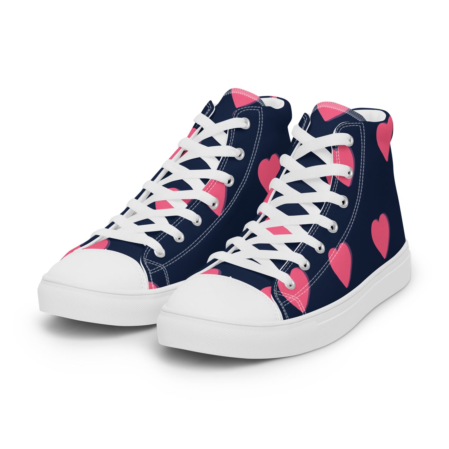 Women’s high top canvas shoes