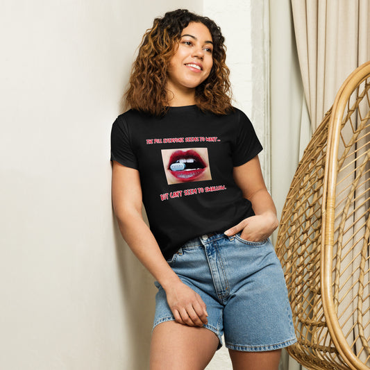 Women’s high-waisted t-shirt